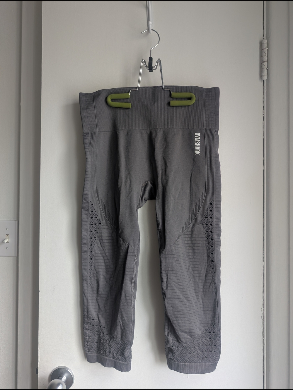 Gymshark Charcoal Seamless 3/4 Leggings M/L